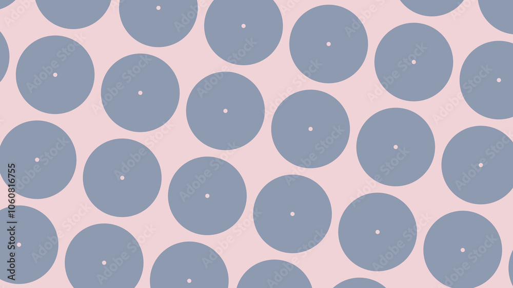 seamless retro pattern with circles