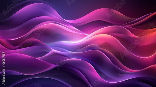 Wallpaper Mural Abstract flowing neon waves background. Dynamic vibrant pink, purple and blue colors. Concept of modern art, futuristic technology and digital design. Torontodigital.ca