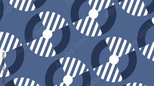 seamless pattern with blue and white stripes