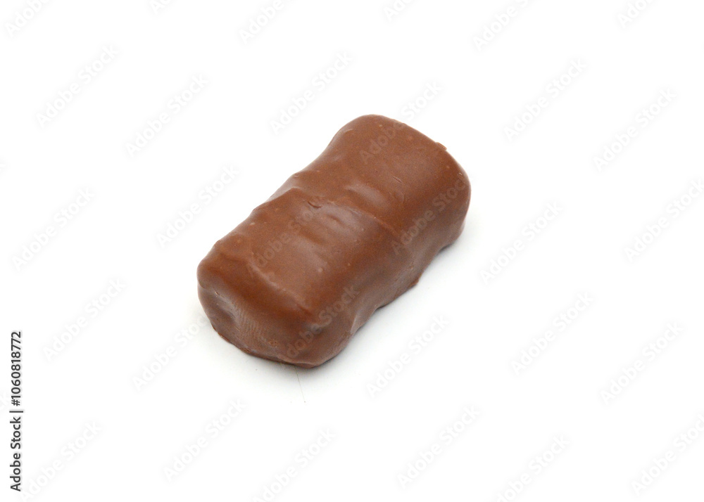 Big chocolate candy on a white background Big chocolate candy on a white background