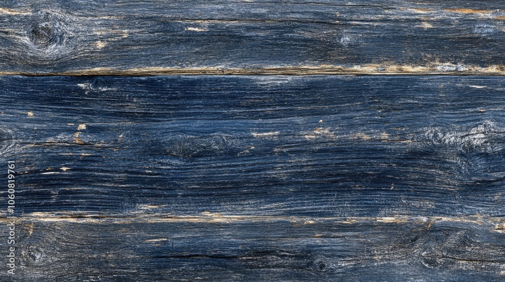 Fototapeta premium A close-up shot of a wooden surface with peeling paint, perfect for use in interior design or DIY projects