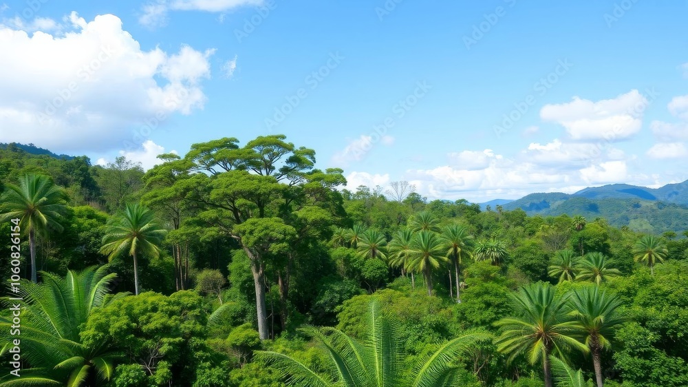 Lush green forest with tall trees, thick undergrowth, and sunlight filtering through the leaves, greenery, fresh Lush green forest with tall trees, thick undergrowth, and sunlight filtering through the leaves, greenery, fresh
