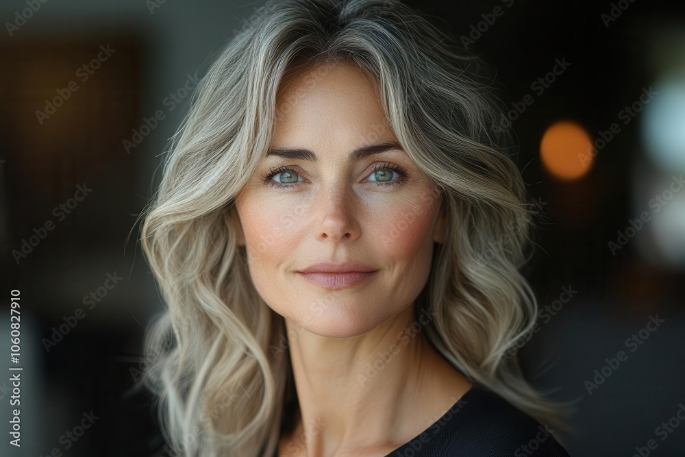 elegant mature woman posing confidently against a solid background showcasing beauty and grace with soft lighting accentuating her features exuding warmth and charisma elegant mature woman posing confidently against a solid background showcasing beauty and grace with soft lighting accentuating her features exuding warmth and charisma