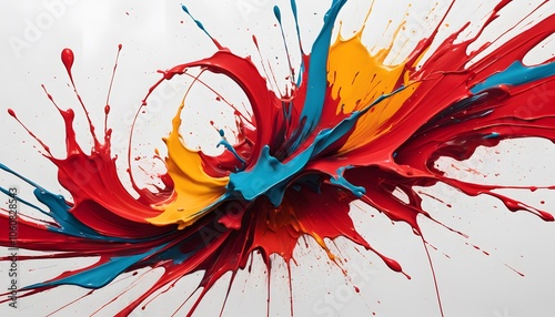 abstract background with splashes