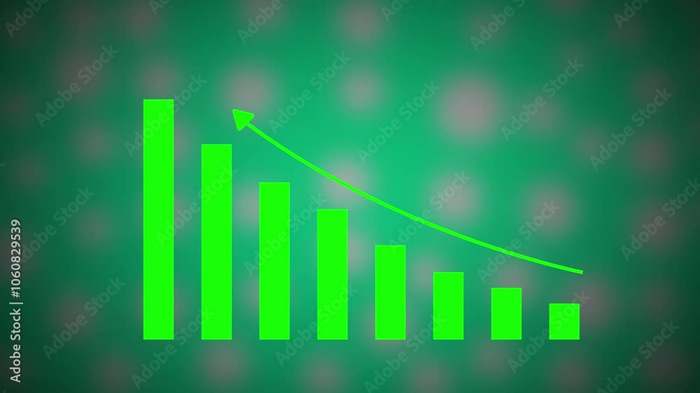 business graph growth concept animation. business graph with arrow on the screen. 4k video. business graph growth concept animation. business graph with arrow on the screen. 4k video.