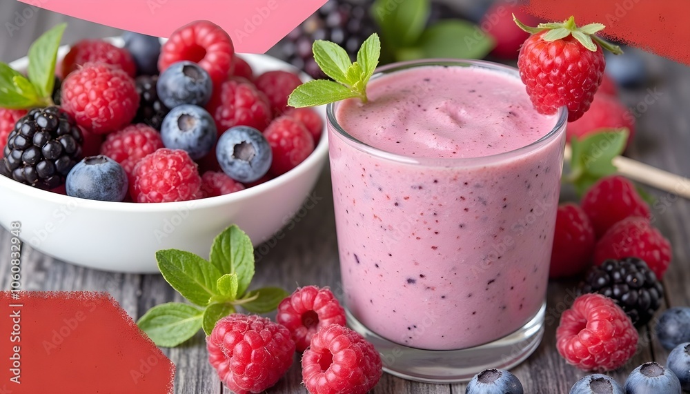 raspberry, blueberry and blackberry smoothie raspberry, blueberry and blackberry smoothie