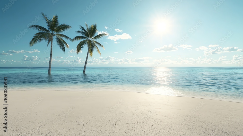Offshore wind farm in open seas, lowcarbon energy solution, clean power goal representation