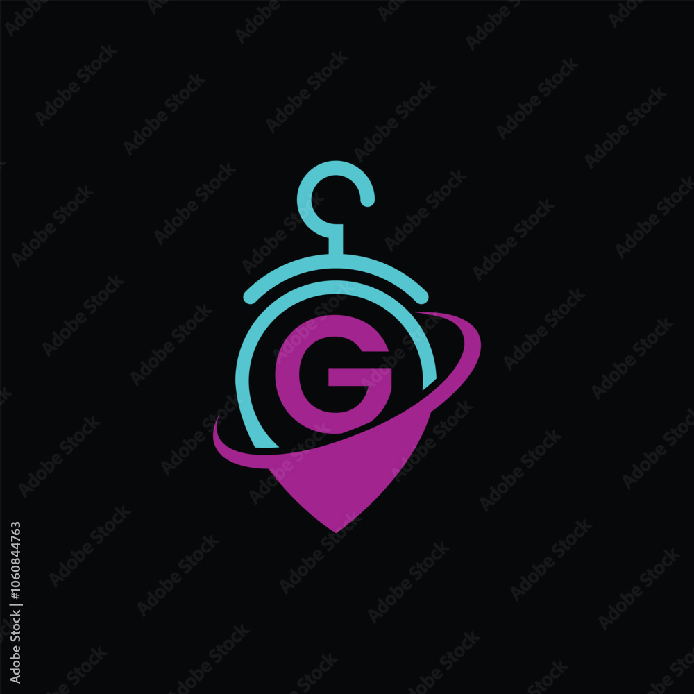 Abstract Fashion Symbol With Letter G Logo Abstract Fashion Symbol With Letter G Logo