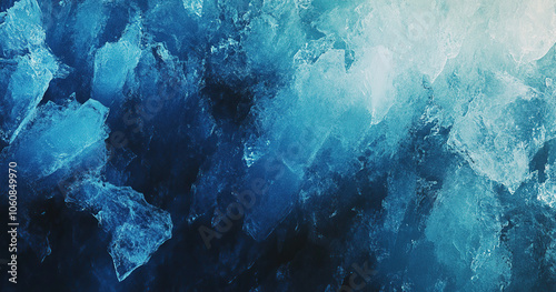 Frozen Wonderland: Detailed View of Ice Formations