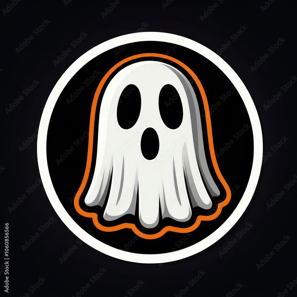 Happy Halloween Cartoon Ghost with Skull and Cute Octopus Character 11 Happy Halloween Cartoon Ghost with Skull and Cute Octopus Character 11