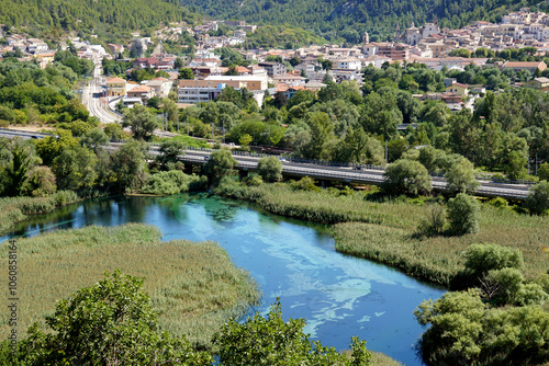 Riserva naturale sorgenti del Pescara, Popoli Terme