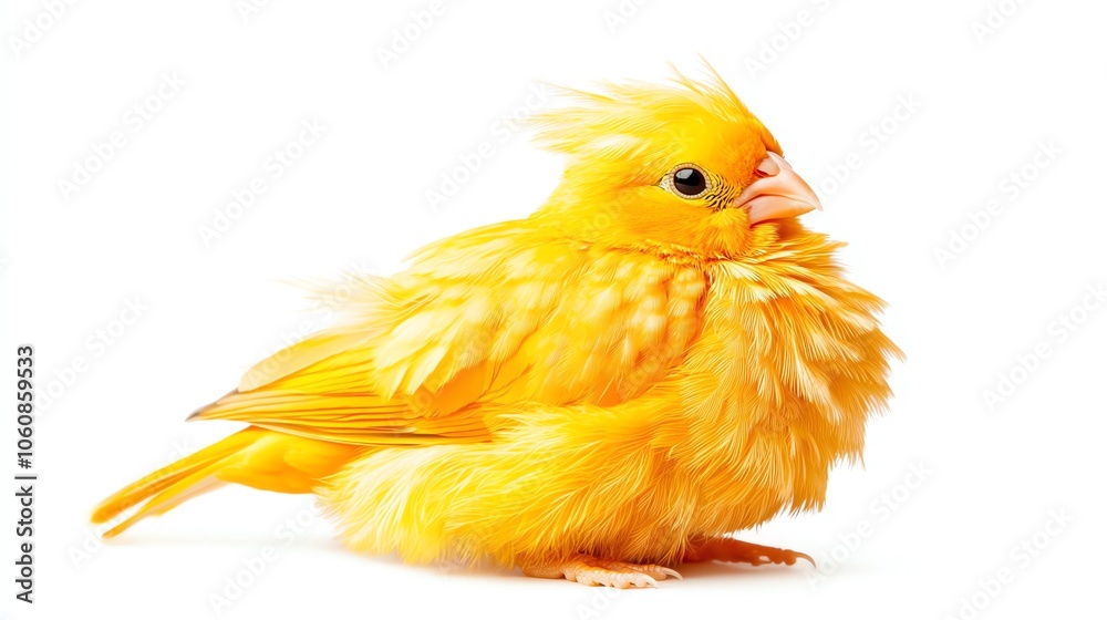 Obraz premium Bird, white isolate background