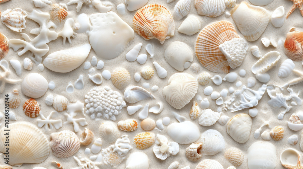 Seamless sand and shell-textured background, It feels like you're standing by the sea. Seamless sand and shell-textured background, It feels like you're standing by the sea.