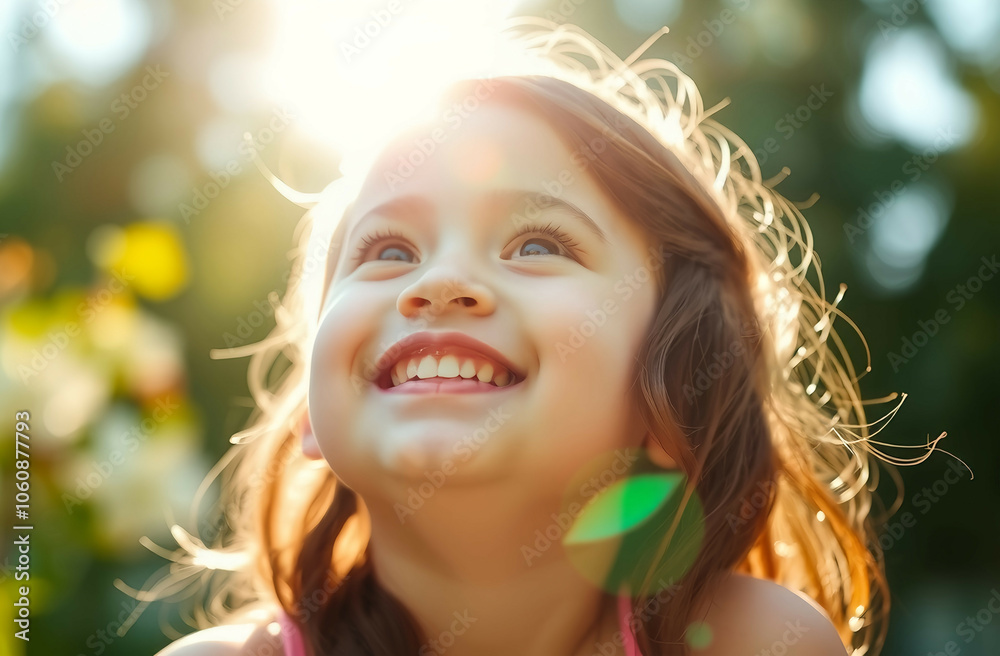soft color, beautiful cheerful children sun illuminating its face, summer background soft color, beautiful cheerful children sun illuminating its face, summer background
