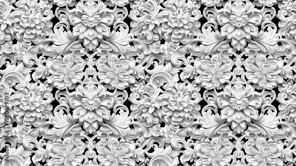 Seamless texture pattern showcasing intricate designs for background artwork great for textiles and marketing materials