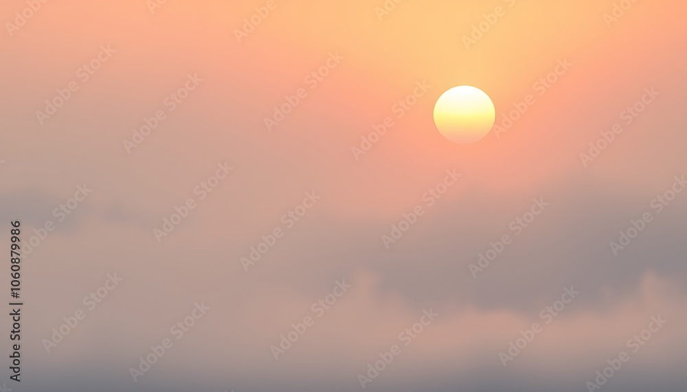 Fototapeta premium A serene and calming wallpaper featuring a soft, warm, and inviting bathed light background, with gentle hues of pastel colors