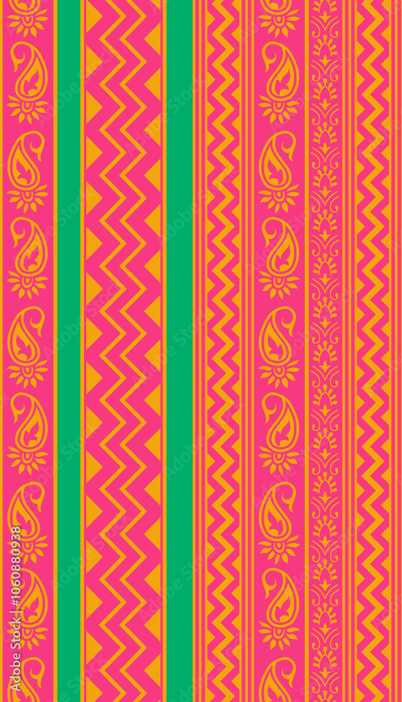 seamless beautiful wallpaper cards border design floral leaf vintage ornament Victorian geometric ethnic print paisley pattern