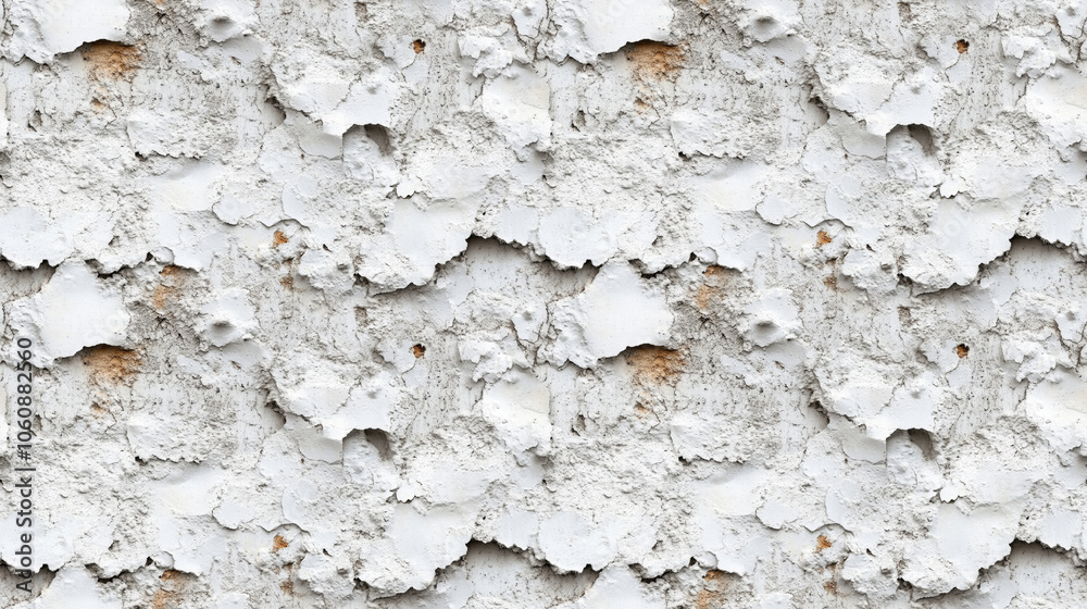 Obraz premium Seamless pattern of white cement wall with beautiful concrete stucco finish clean background texture ideal for surface design banners and creative projects