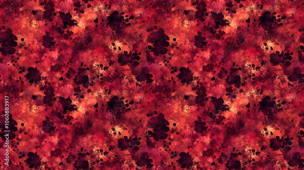 Seamless pattern of Shibori dyeing featuring blood and burgundy spots rich autumn colors perfect for Halloween themed designs Seamless pattern of Shibori dyeing featuring blood and burgundy spots rich autumn colors perfect for Halloween themed designs