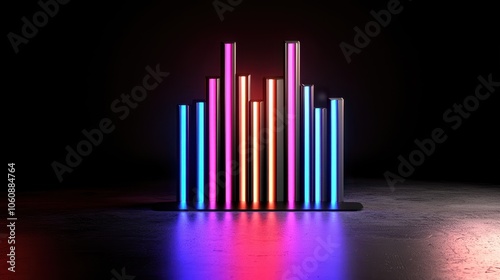 Neon Light Bar Graphic Design