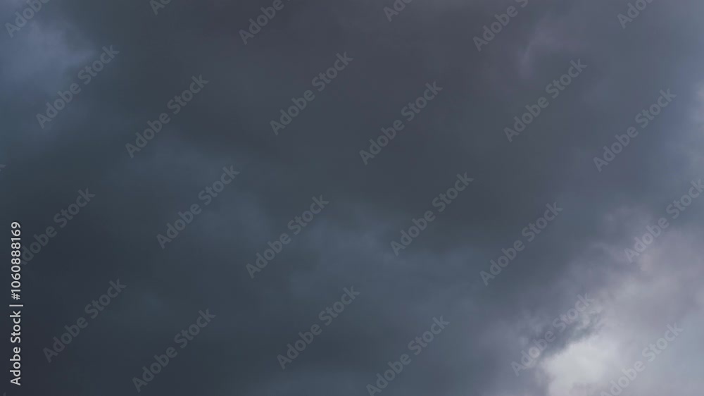 Time lapse of storm clouds covering the sun with a blue sky in the Andes mountain range in the mountains