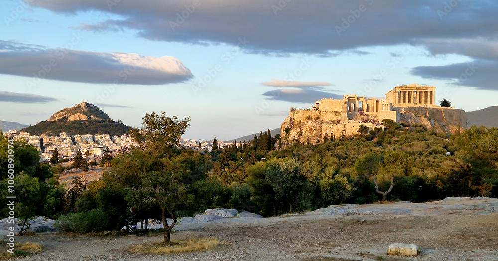 Fototapeta premium Veduta dell'Acropoli, Atene
