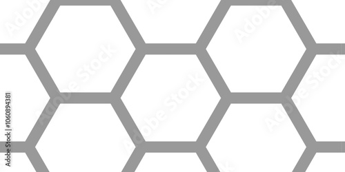 Abstract 3d hexagonal background with shadow. 3D futuristic abstract honeycomb mosaic background. Abstract background gray hexagonal ceramic tile wall. stock line texture and seamless pattern.