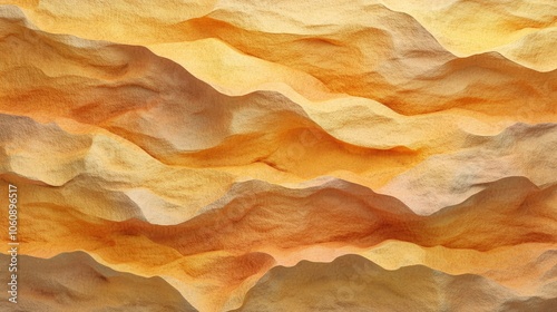 Artistic Representation of Textured Sandy Waves