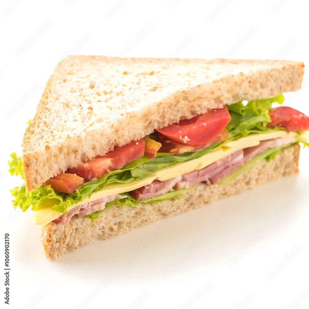 Classic Sandwich with Fresh Vegetables and Cheese Classic Sandwich with Fresh Vegetables and Cheese