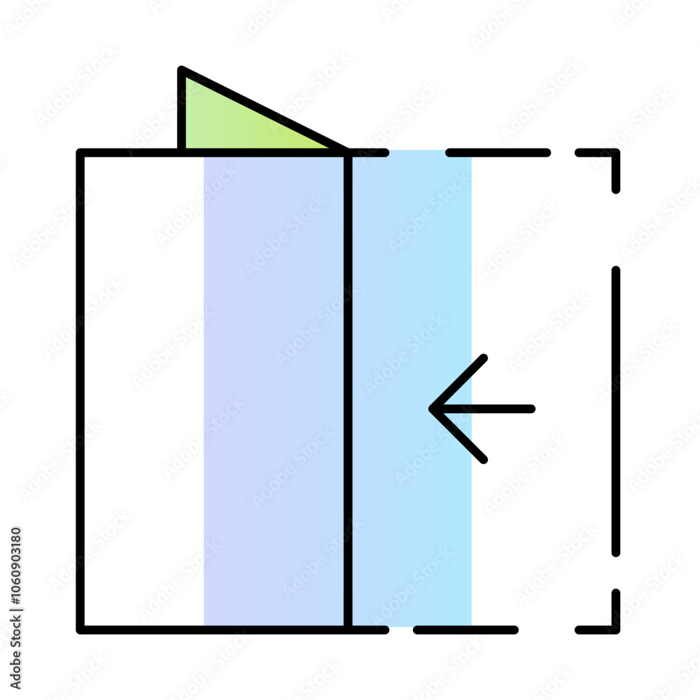 Folded Paper Representing Flexibility and Durability. Packaging and Structural Integrity Folded Paper Representing Flexibility and Durability. Packaging and Structural Integrity