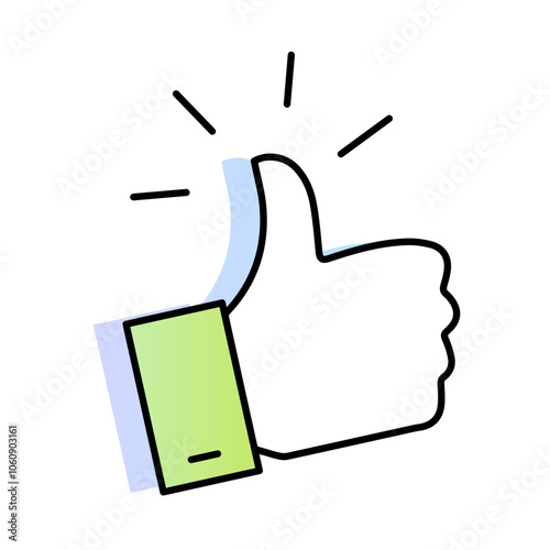 Thumbs Up Representing Satisfaction in Beverage Experience. Enjoyment and Quality