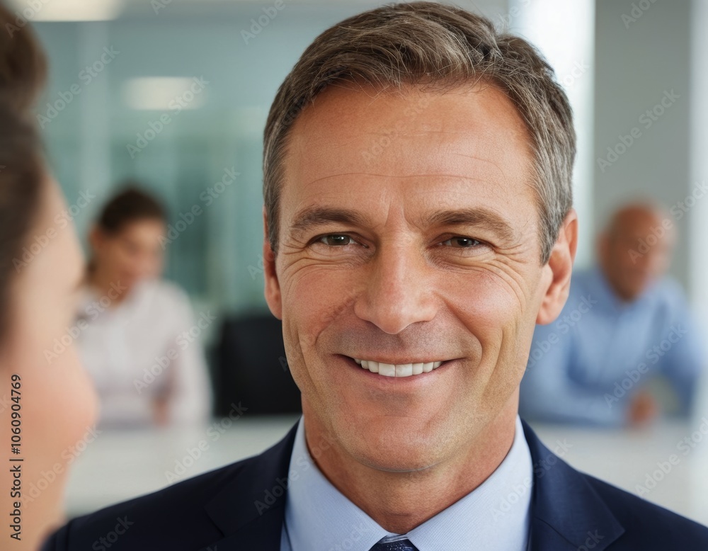 portrait of a businessman smiling man friendly portrait of a businessman smiling man friendly