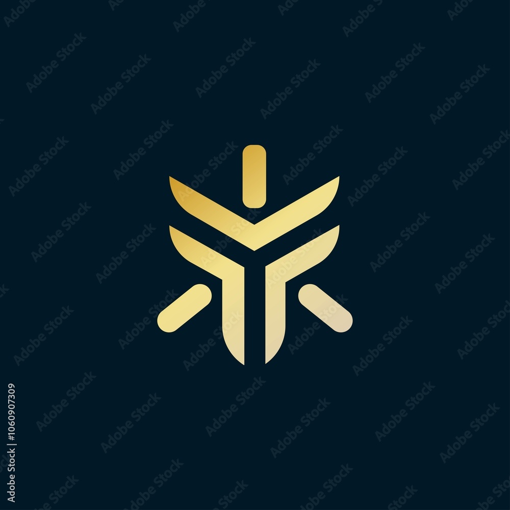 geometric vector logo template design geometric vector logo template design