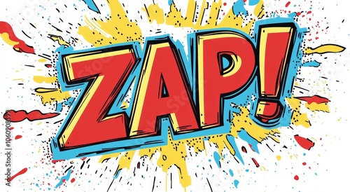 A vibrant comic-style artwork, 