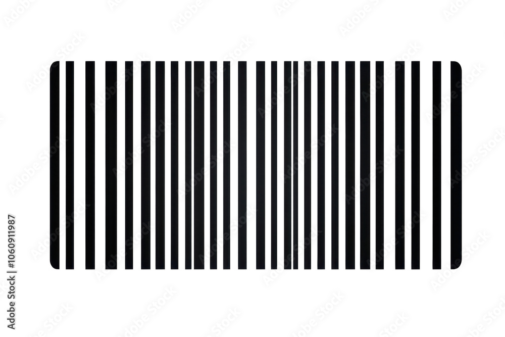 Close-up of a barcode on a transparent background. showcasing the intricate lines symbolizing product data in a retail and inventory system. Close-up of a barcode on a transparent background. showcasing the intricate lines symbolizing product data in a retail and inventory system.