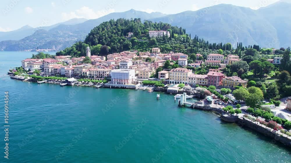 Bellagio Lake Como Italy 20.08.2024. drone footage 4k Dlog Rec.709. Pro Res Bellagio Lake Como Italy 20.08.2024. drone footage 4k Dlog Rec.709. Pro Res