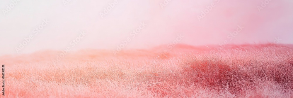 Fototapeta premium Soft gradient from light pink to coral with light grain texture, perfect for a playful touch