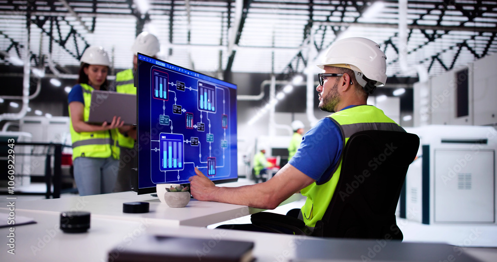 Engineer Operators Using Scada System Engineer Operators Using Scada System
