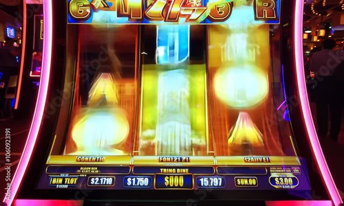 slot machine in casino, casino slot machine