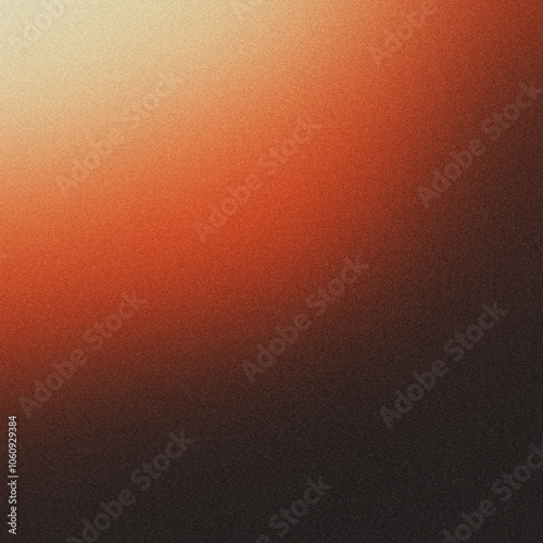 Orange and black noise texture gradient background, featuring a smooth abstract design for banner, backdrop or poster headers