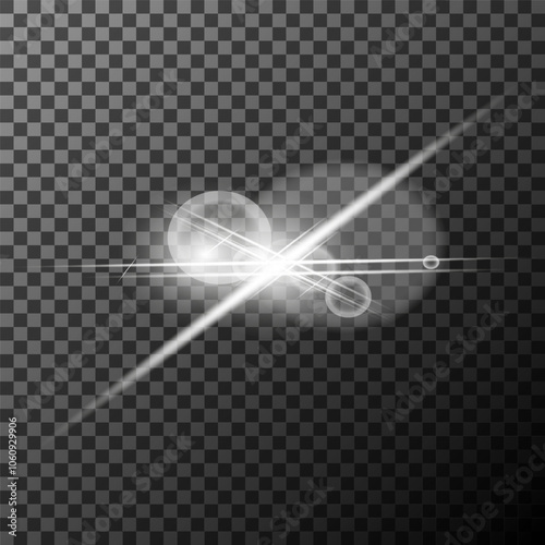 White glowing light burst explosion. Bright star. Transparent shine gradient glitter, bright flare. Glare texture.