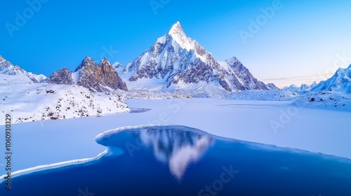 Wallpaper Mural The kailash parvat mountain peaks rise into a dramatic blue sky Torontodigital.ca