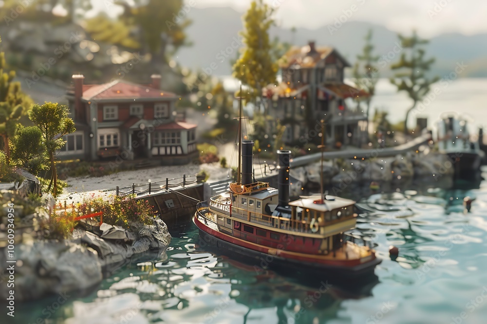 Fototapeta premium view of the old town