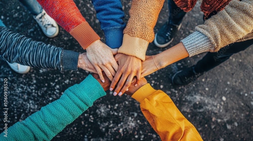 Unity Through Hands in Circle of Collaboration