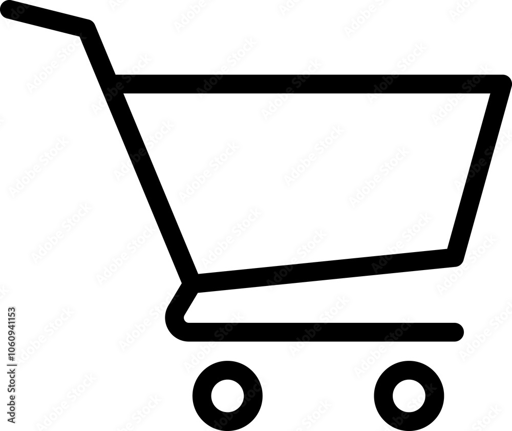 Shopping Cart Icon Vector. Shopping cart illustration for web, mobile apps. Shopping cart trolley icon vector isolated on white background Shopping Cart Icon Vector. Shopping cart illustration for web, mobile apps. Shopping cart trolley icon vector isolated on white background