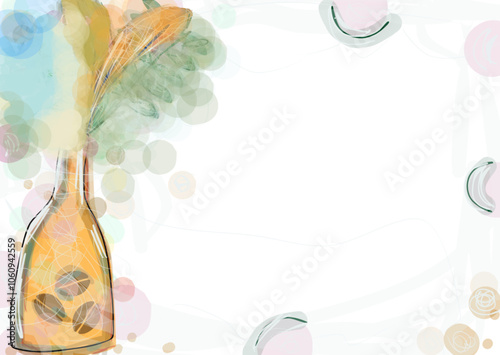 Cartolina Postcard Biglietto augurale Vaso Soft Art Collection photo