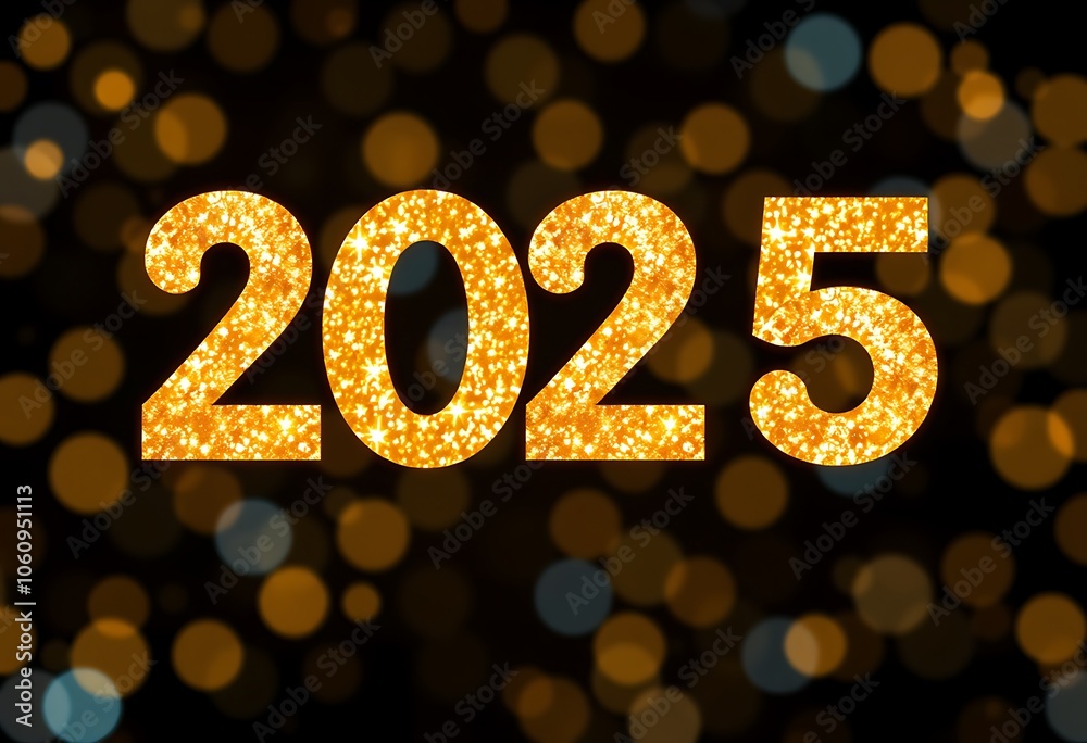 2025 Happy New Year design