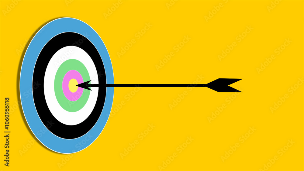 Business icon animation, Business Goal and Target concept, Target and arrow icon. arrow business icon. Business icon animation, Business Goal and Target concept, Target and arrow icon. arrow business icon.