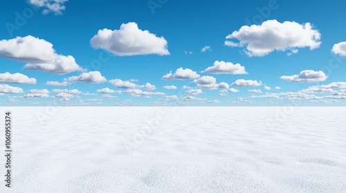 View from space of the frozen tundra stretching across northern Asia, a thick blanket of ice and snow covers the land
