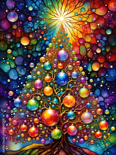 The Rainbow Christmas Tree